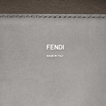 Fendi Vitello King Plexiglass Logo Embossed Medium Fendi Sunshine Shopper Tote Moon 6 of 9
