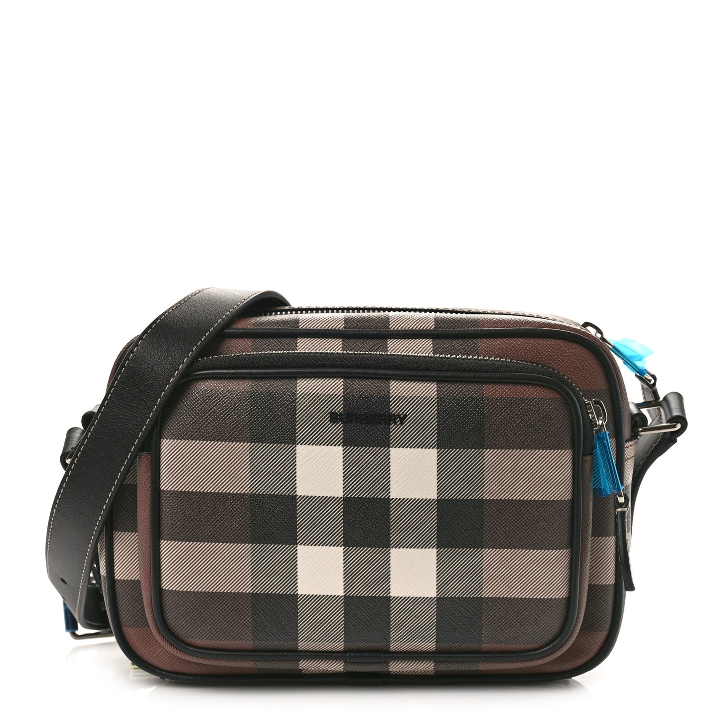 Canvas Check Paddy Messenger Birch Brown