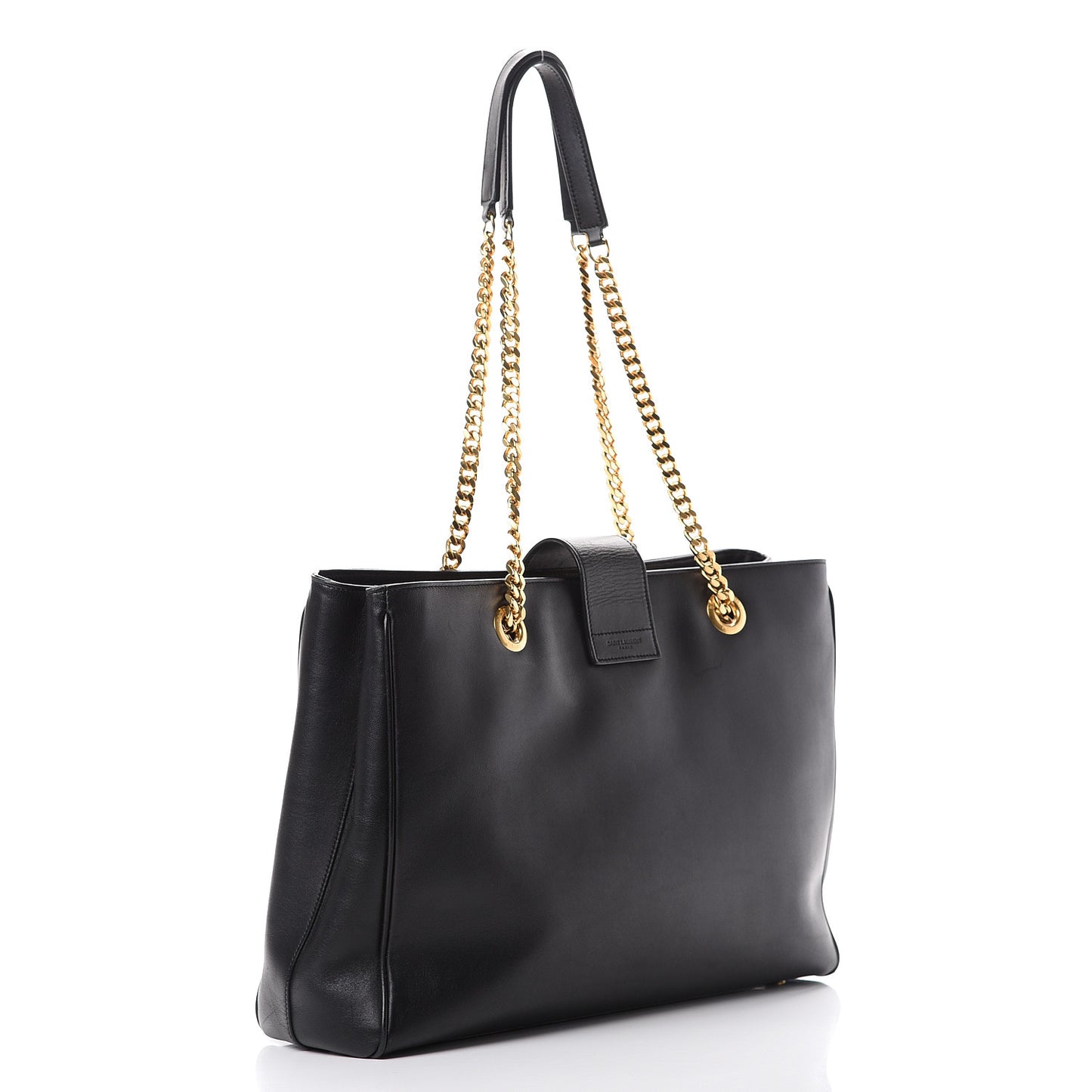 Soft Calfskin Monogram Cassandre Shopper Black
