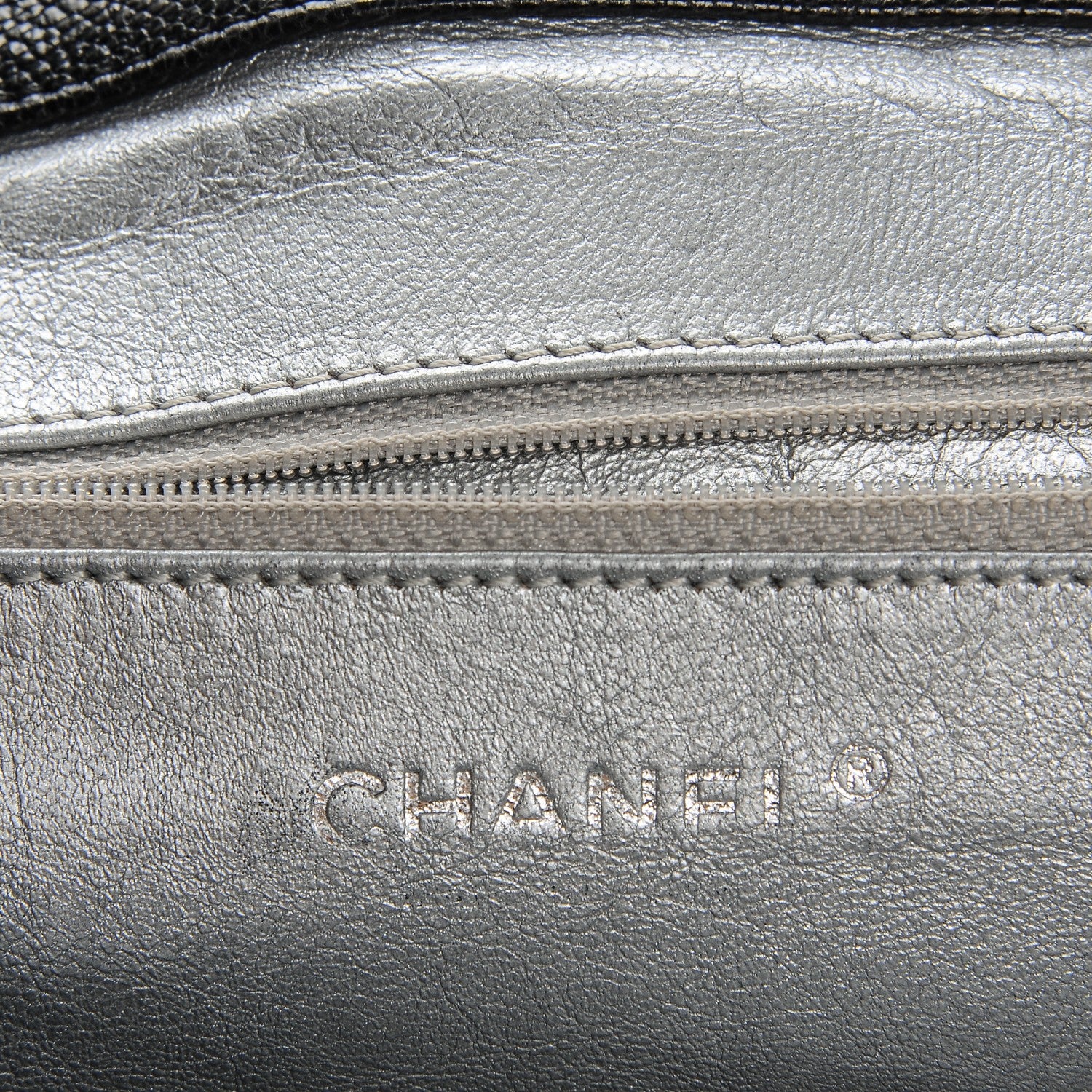 Chanel Glazed Caviar East West Modern Chain Tote Black 6 of 13