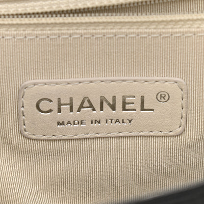 Chanel Washed Lambskin Quilted Medium Chain Around Messenger Black 6 of 9