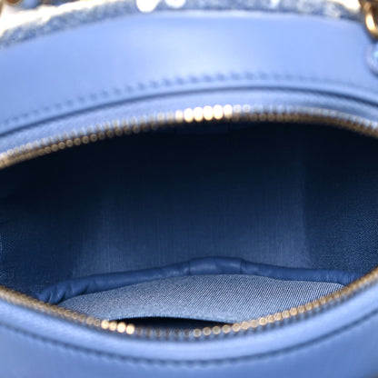 Chanel Sequin Chanel 19 Round Clutch With Chain Light Blue 5 of 13