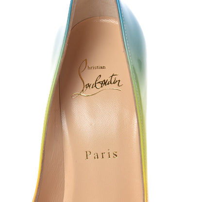Christian Louboutin Patent Sunrise Pigalle Follies 100 Pumps 37 Multicolor 6 of 7