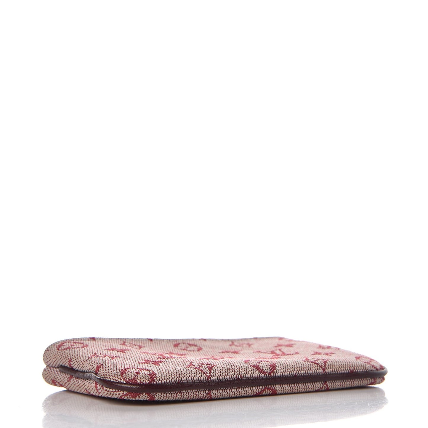 Mini Monogram Key Pouch Cherry
