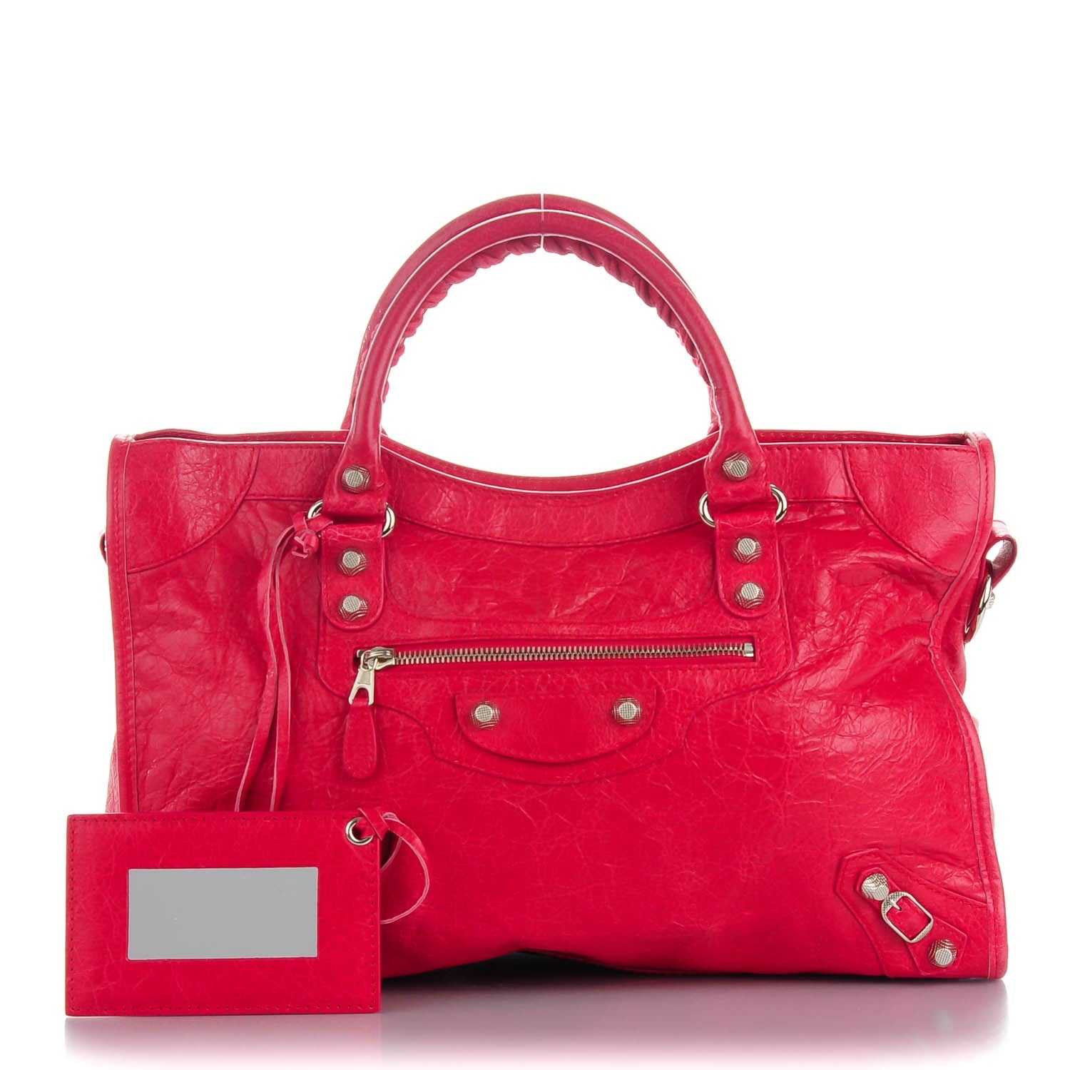 Balenciaga Agneau Giant 12 Silver Hardware City Rose Thulian 1 of 11