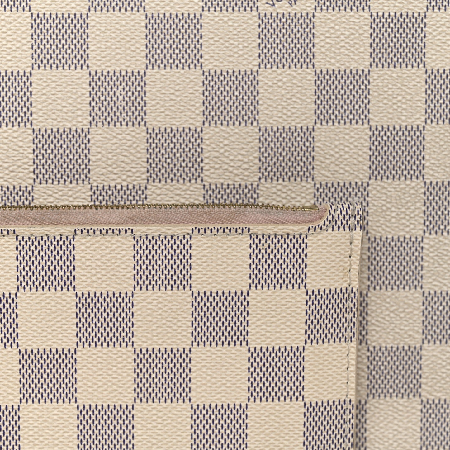Damier Azur Neo Neverfull MM Rose Ballerine