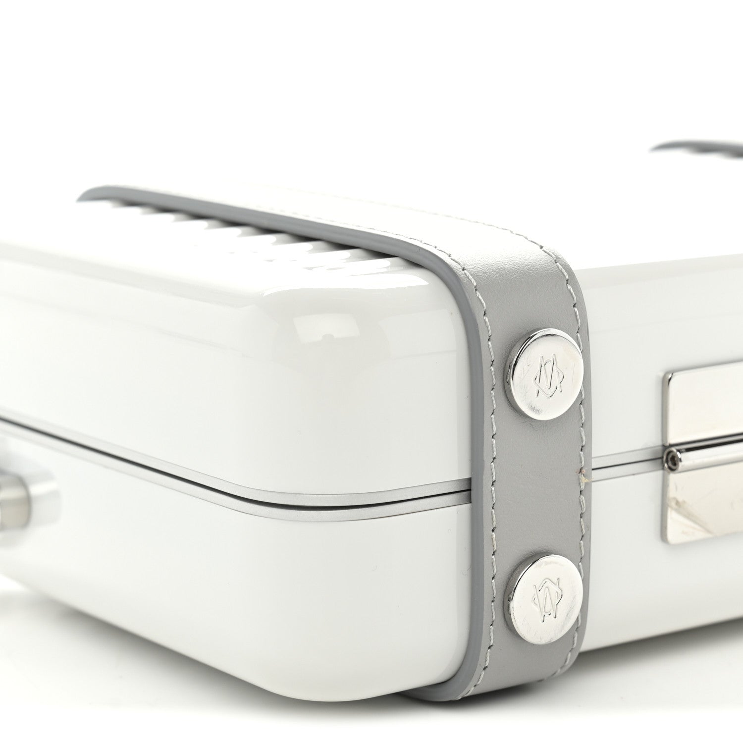 Rimowa Gloss Polycarbonate Personal Cross-Body Bag White Grey 8 of 9