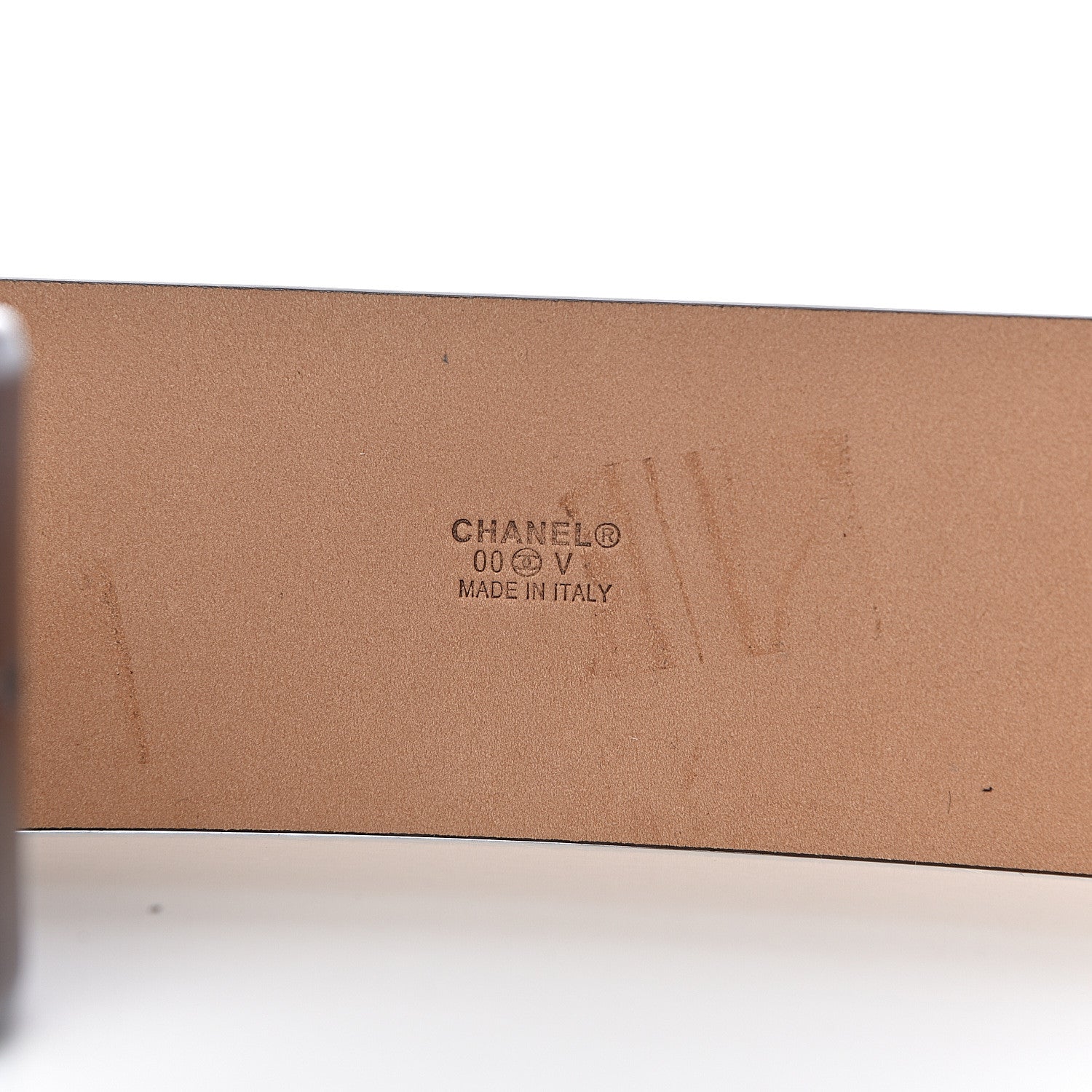 Chanel Calfskin CC Belt 85 34 Dark Brown 4 of 9