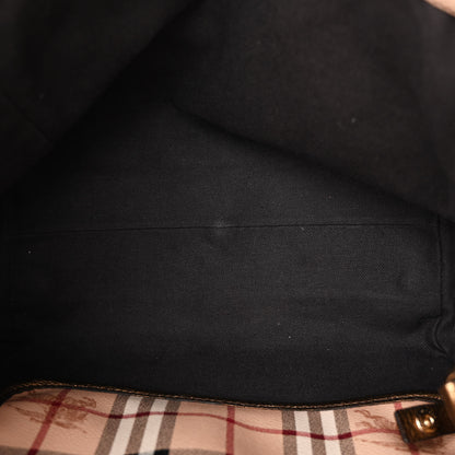 Burberry Haymarket Check Small Canterbury Tote Bronze 5 of 16
