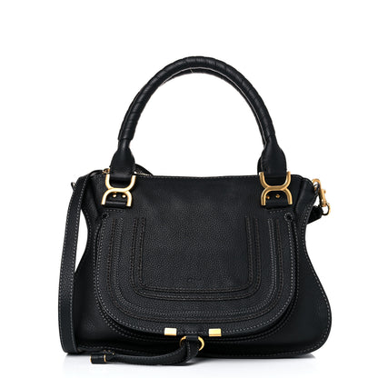 Chloe Calfskin Medium Marcie Satchel Black 1 of 16