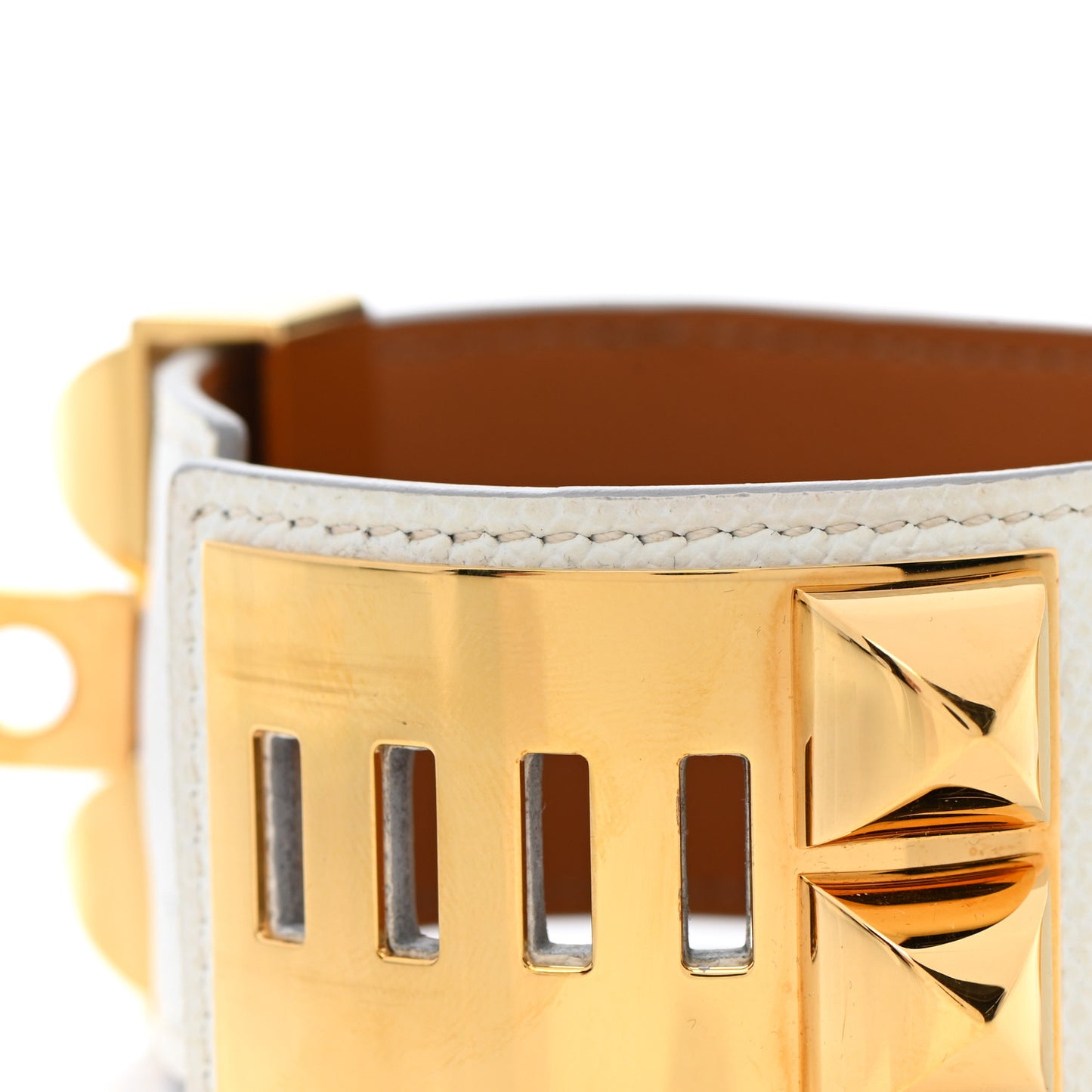 Epsom Collier de Chien CDC Bracelet T2 White
