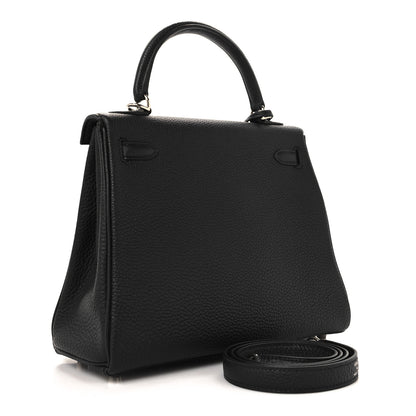 Hermes Togo Kelly Retourne 25 Black 3 of 11