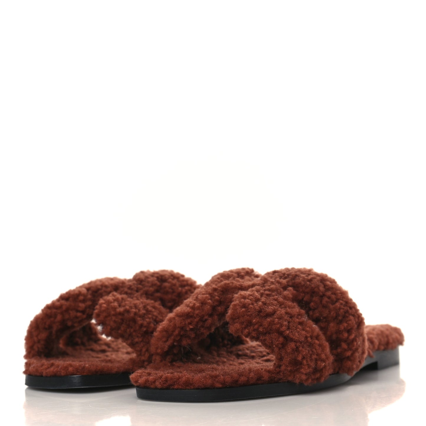 Woolskin Oran Sandals 36 Cognac