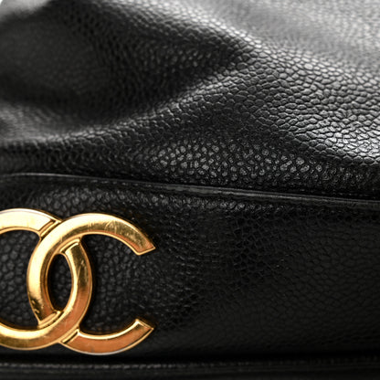 Chanel Caviar CC Drawstring Shoulder Bag Black 12 of 13