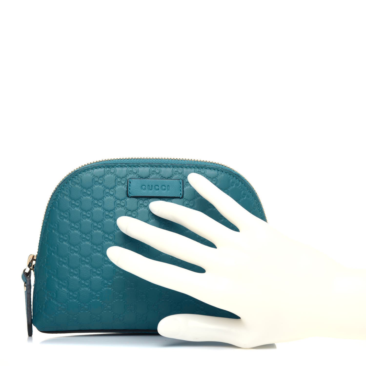 Gucci Microguccissima GG Cosmetic Case Deep Cobalt 2 of 14