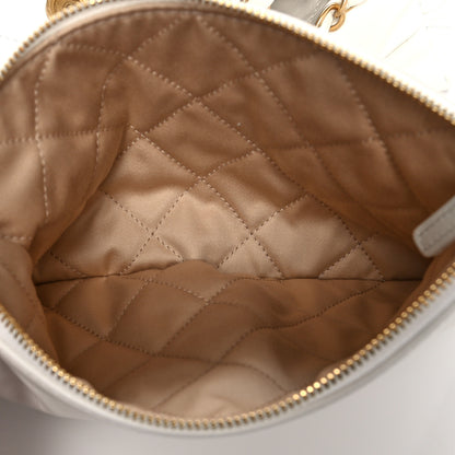 Chanel Shiny Calfskin Quilted Chanel 22 White 7 of 12
