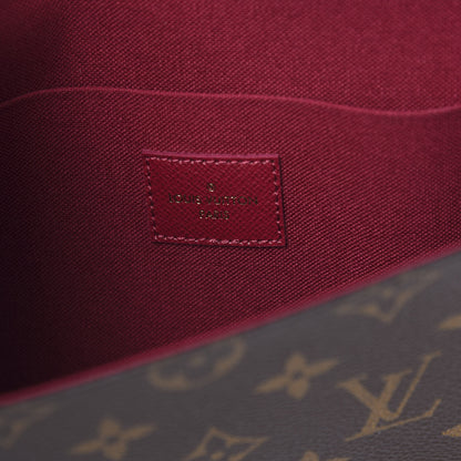 Louis Vuitton Monogram Pochette Felicie Chain Wallet Fuchsia 5 of 10