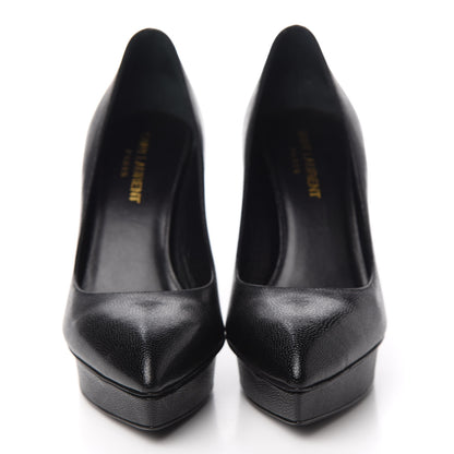 Saint Laurent Grain de Poudre Classic Janis 80 Escarpin Pumps 36 Black 2 of 9
