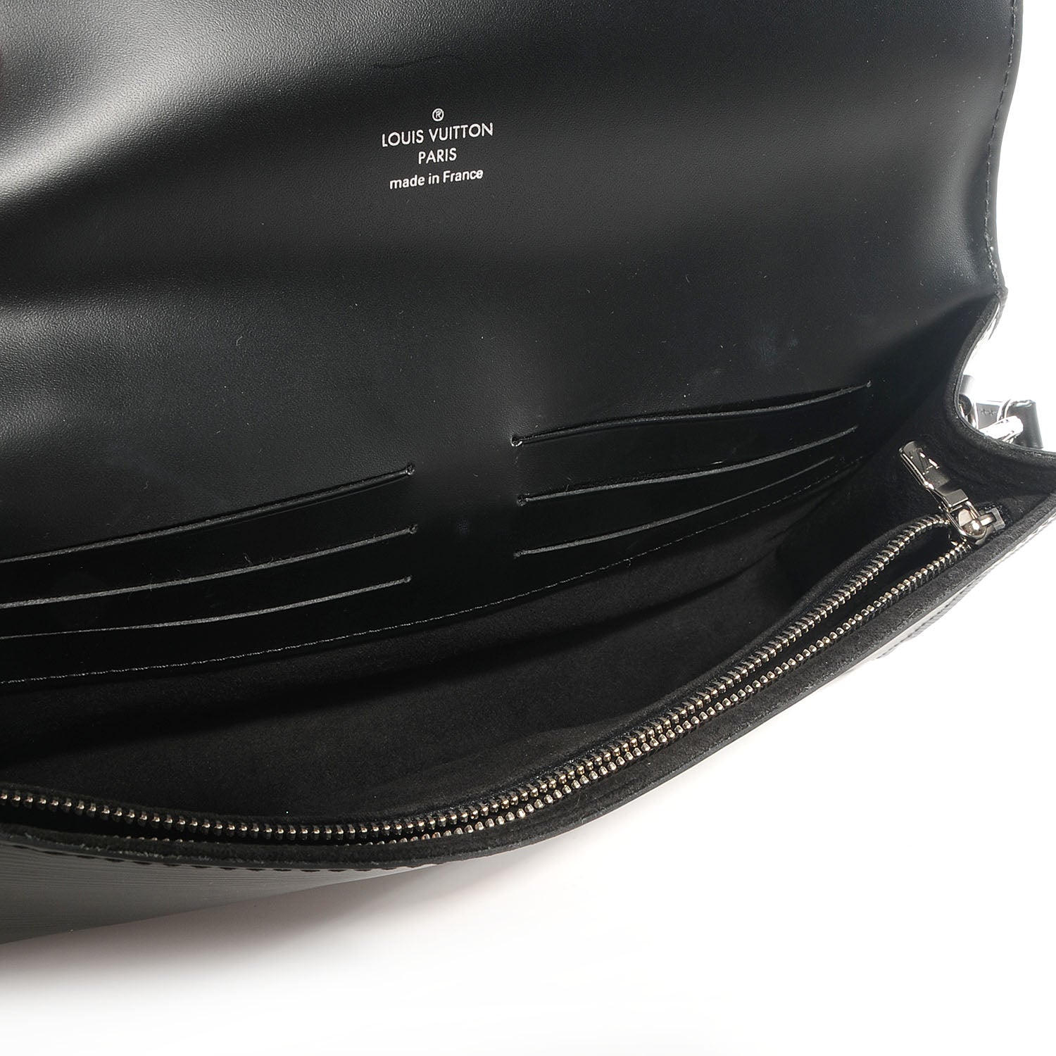 Louis Vuitton Epi Sevigne Clutch Black 7 of 8