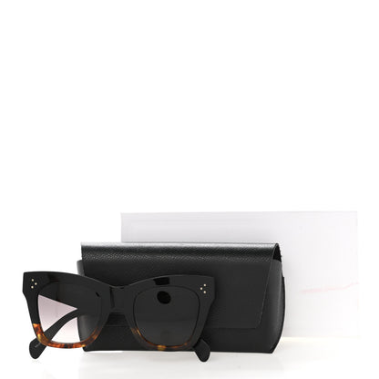 Celine Acetate Polarized Cat Eye Sunglasses CL4004IN Havana Black 7 of 7
