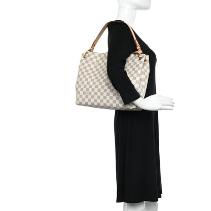 Louis Vuitton Damier Azur Graceful PM Beige 2 of 12