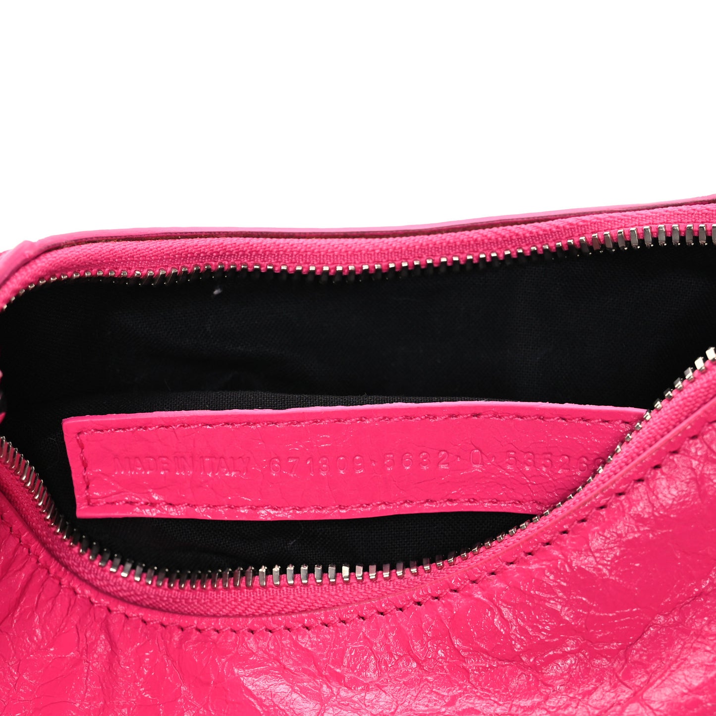 Agneau Arena Le Cagole Shoulder Bag XS Hot Pink