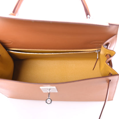 Hermes Epsom Verso Kelly Sellier 28 Gold Ambre 4 of 4
