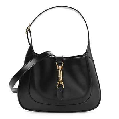 Gucci Boarded Dyana Lux Calfskin Small Jackie 1961 Hobo Black 1 of 10