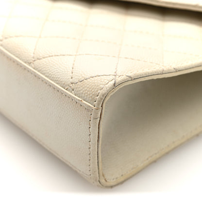 Saint Laurent Grain De Poudre Textured Mixed Matelasse Medium Triquilt Monogram Satchel Crema Soft 9 of 9
