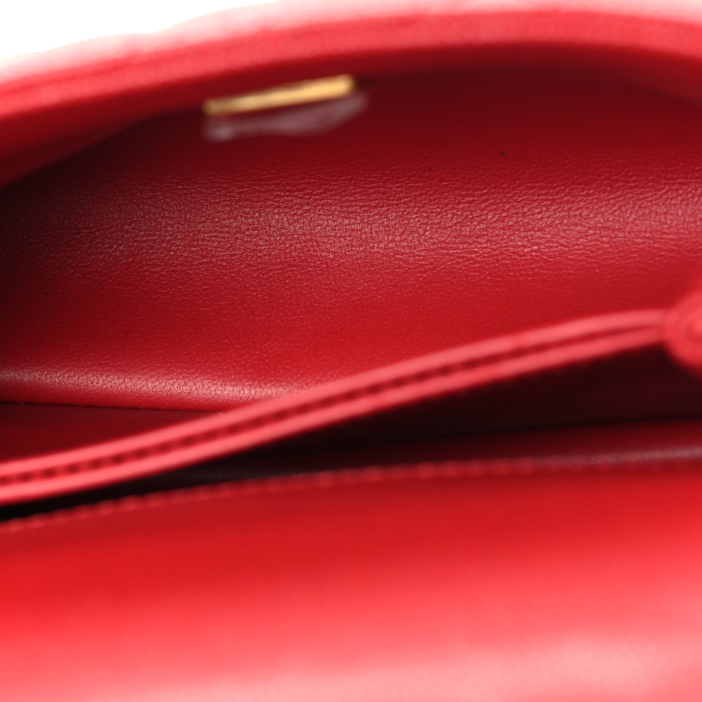 Caviar Lizard Embossed Quilted Extra Mini Coco Handle Flap Red