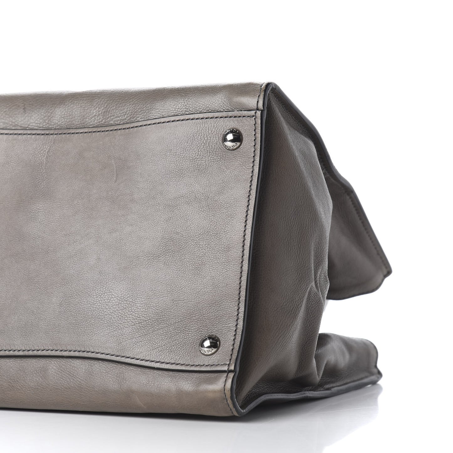 Glace Calf Twin Pocket Tote Marmo