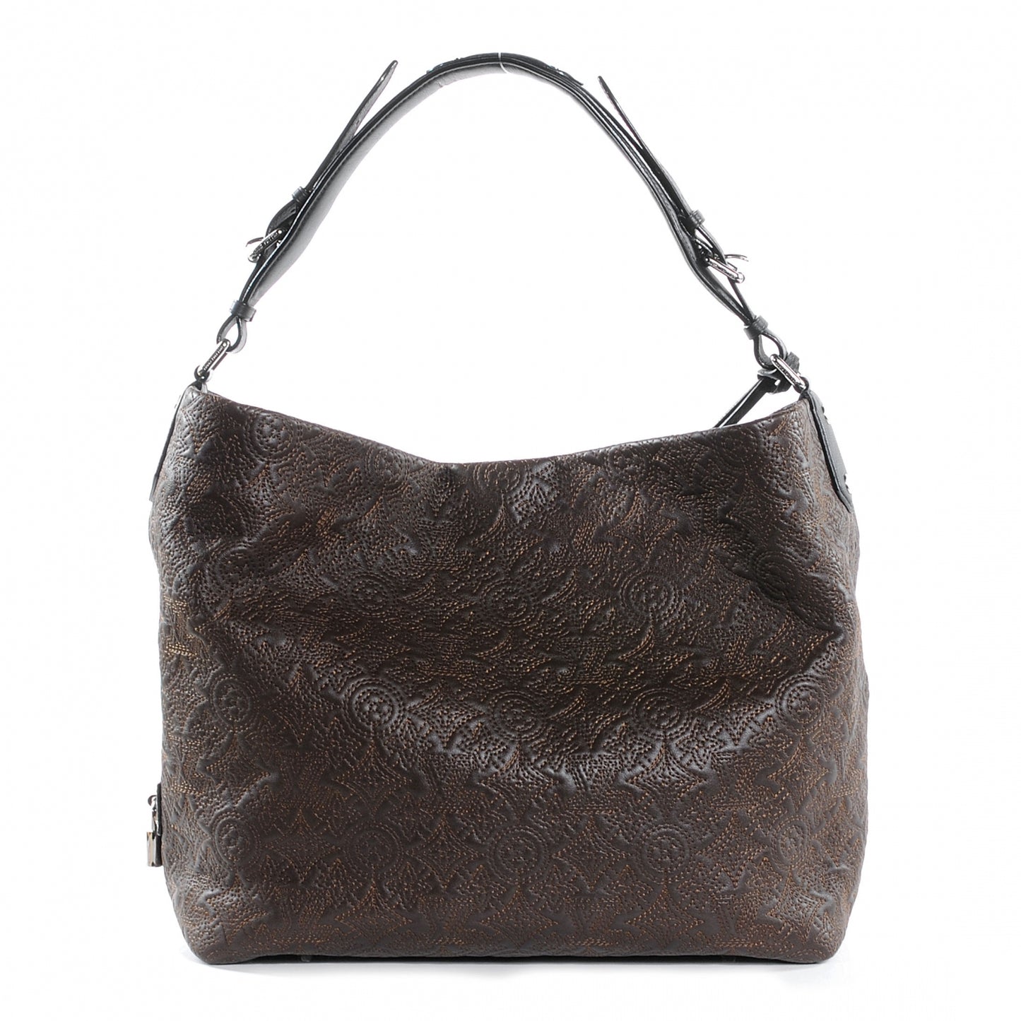 Monogram Lambskin Antheia Hobo PM Chocolat