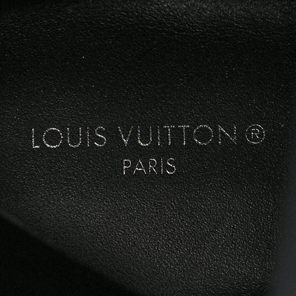 Louis Vuitton Monogram Calfskin Territory Tall Lace Up Ranger Boots 39 Black 7 of 7