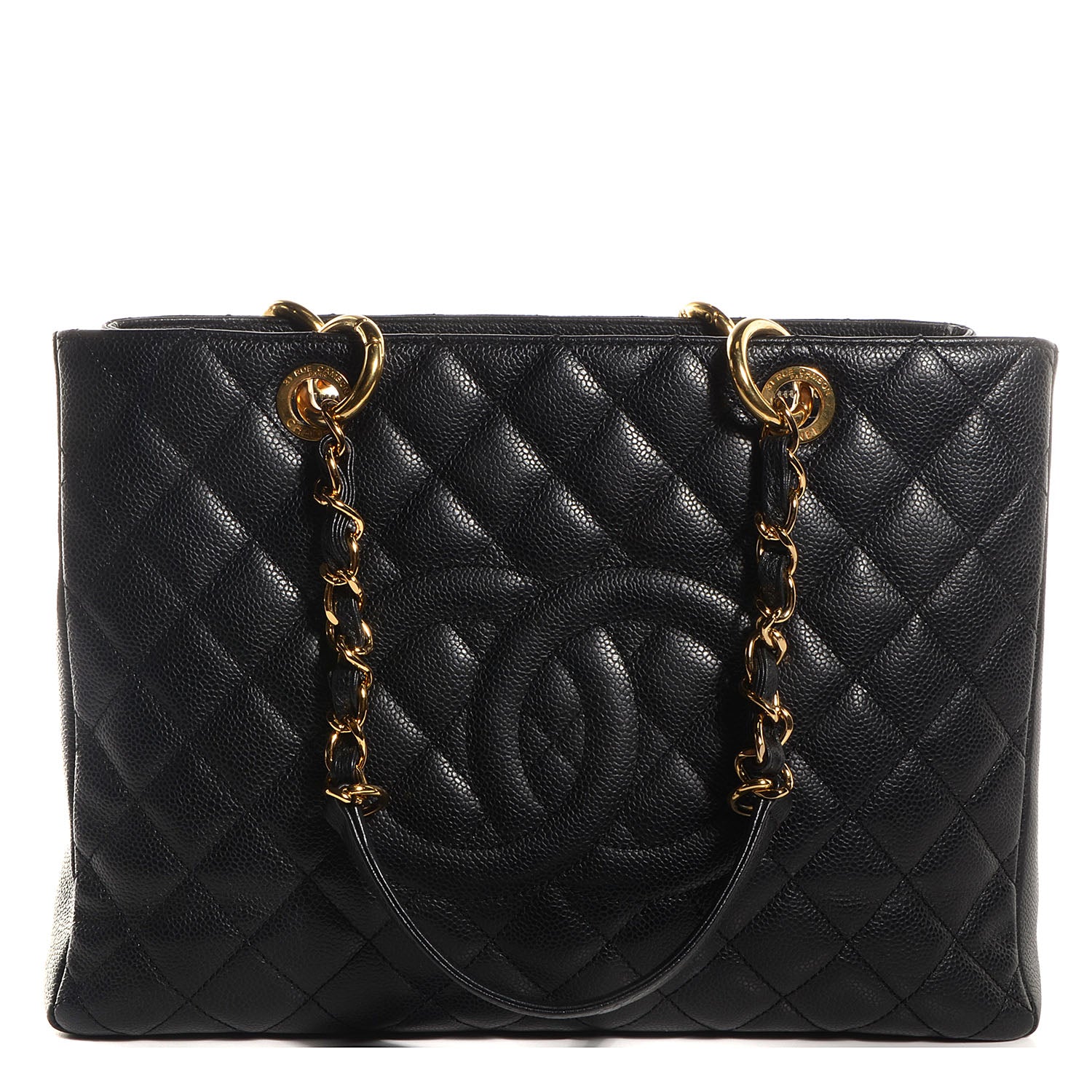 Chanel Caviar Grand Shopping Tote GST Black 1 of 7
