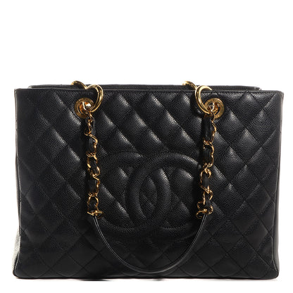 Chanel Caviar Grand Shopping Tote GST Black 1 of 7