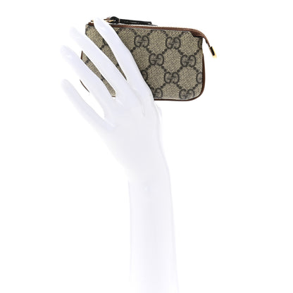 Gucci GG Supreme Monogram Key Case Brown 2 of 8