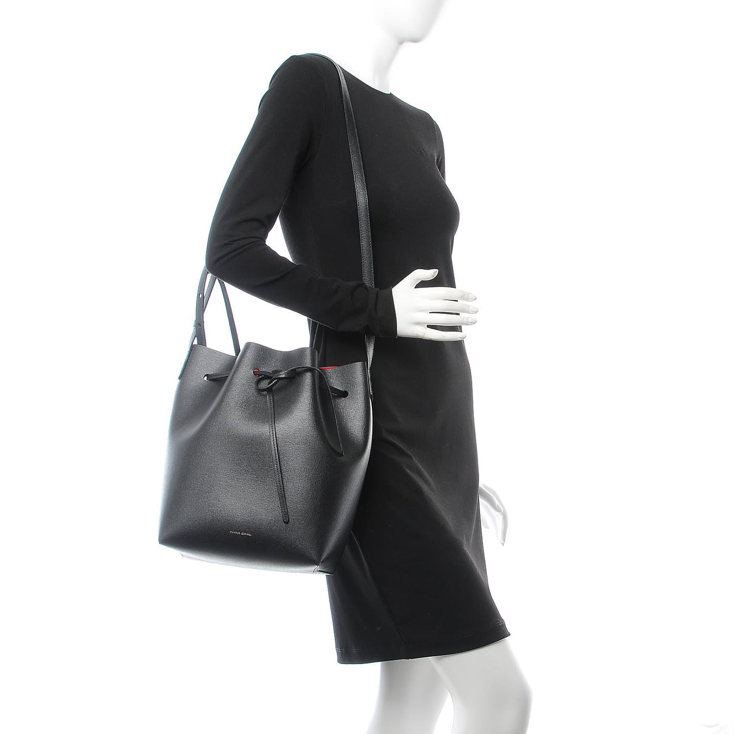 Saffiano Bucket Bag Black Flamma