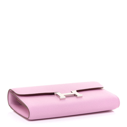 Hermes Epsom Constance Wallet To Go Mauve Sylvestre 4 of 8