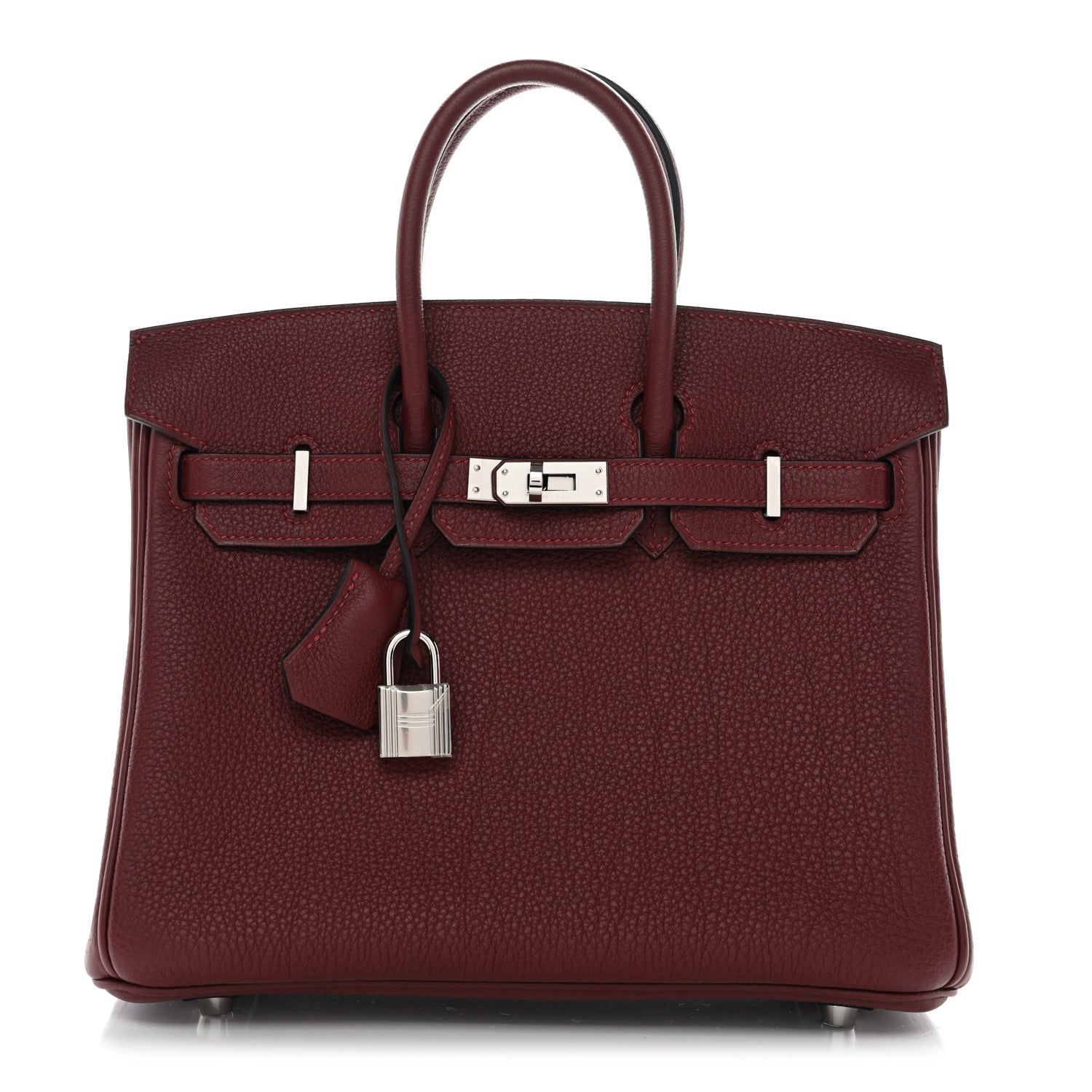 Hermes Togo Birkin 25 Rouge H 1 of 11