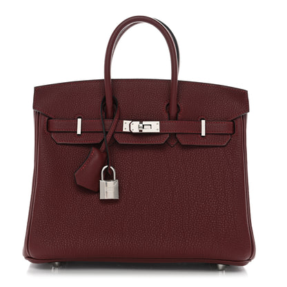 Hermes Togo Birkin 25 Rouge H 1 of 11