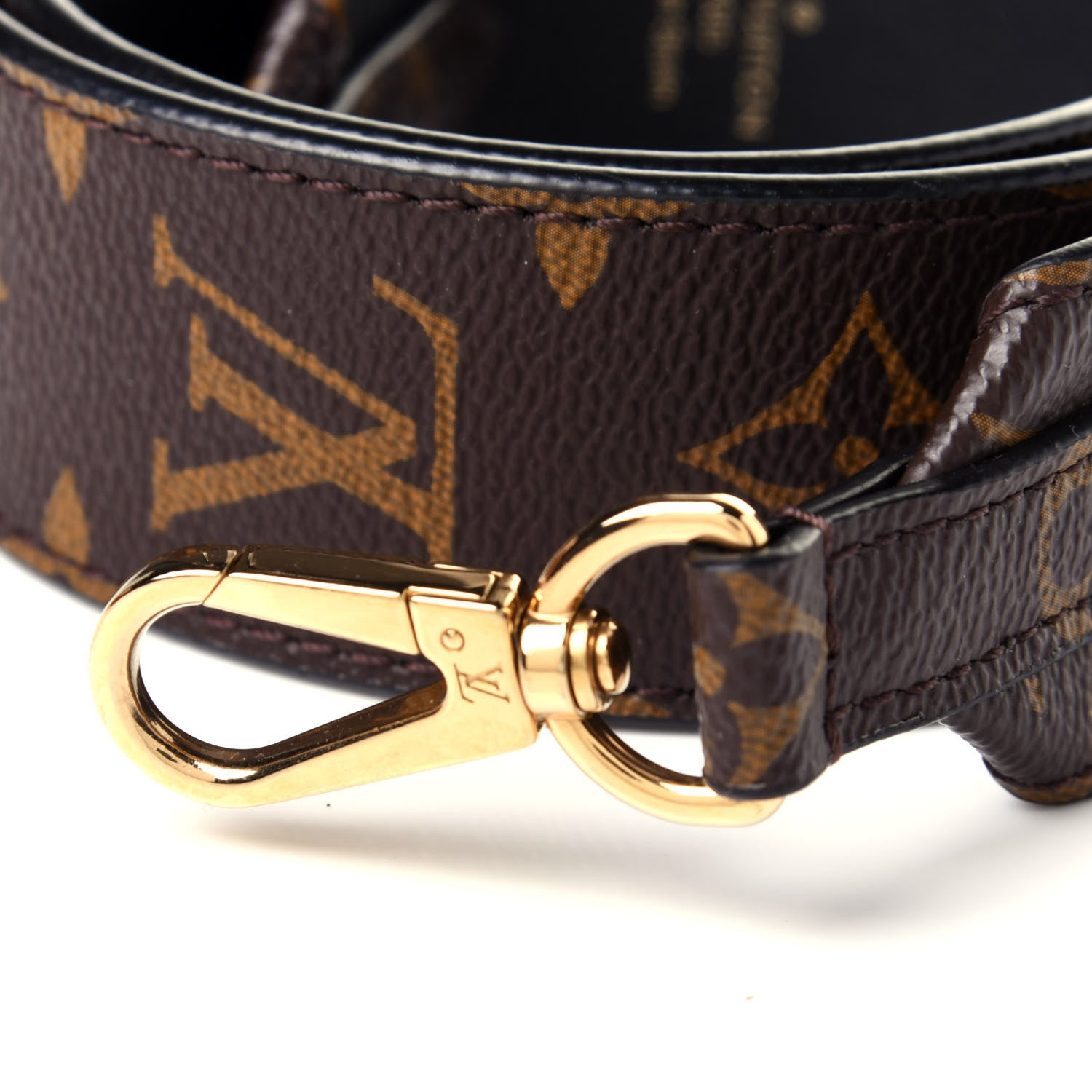 Louis Vuitton Monogram Bandouliere Shoulder Strap Black 4 of 8