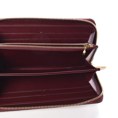 Louis Vuitton Vernis Zippy Wallet Rouge Fauviste 5 of 12