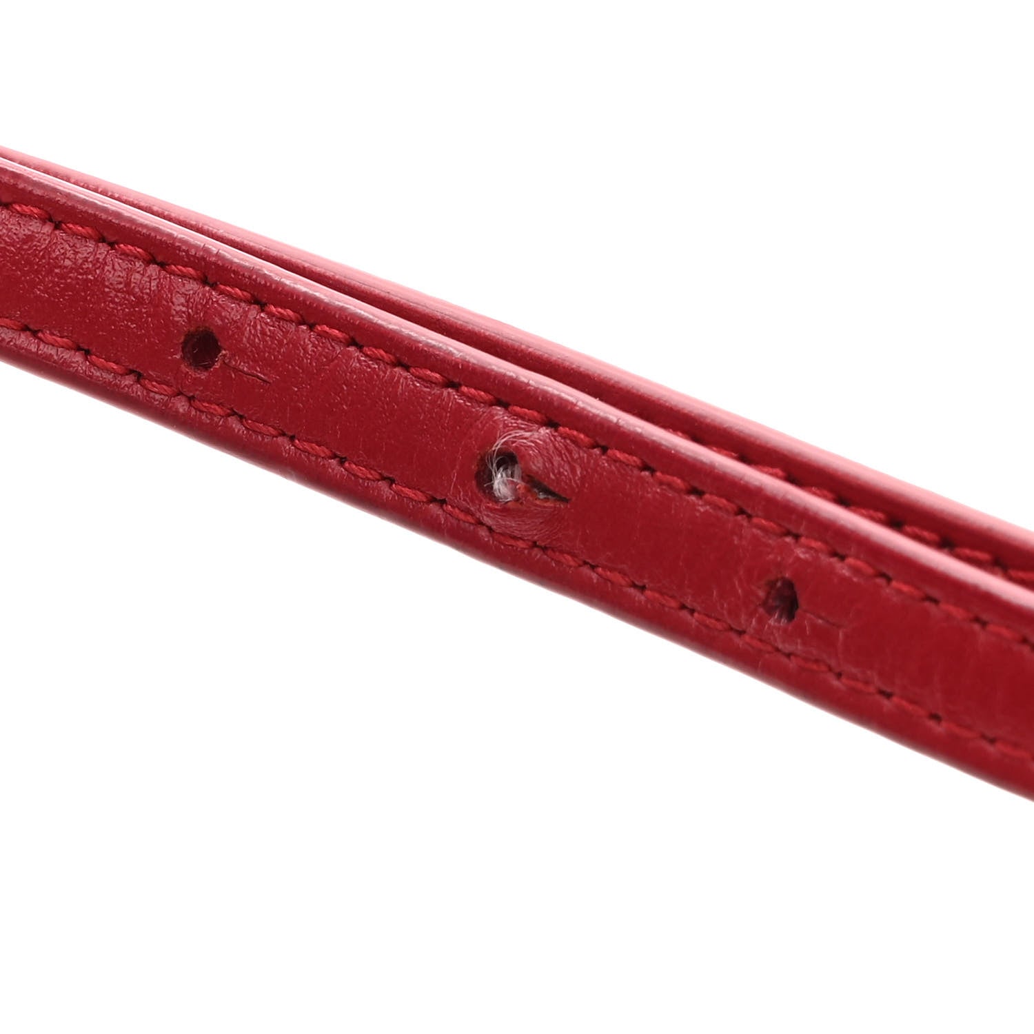Saint Laurent Calfskin Y Quilted Monogram Toy Loulou Monogram Crossbody Bag Red 10 of 10