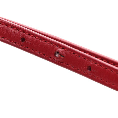 Saint Laurent Calfskin Y Quilted Monogram Toy Loulou Monogram Crossbody Bag Red 10 of 10