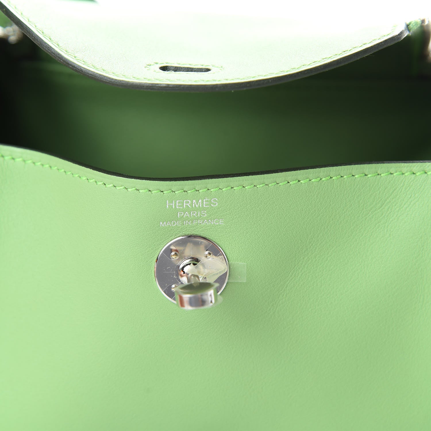 Hermes Swift Mini Lindy 20 Vert Criquet 6 of 12
