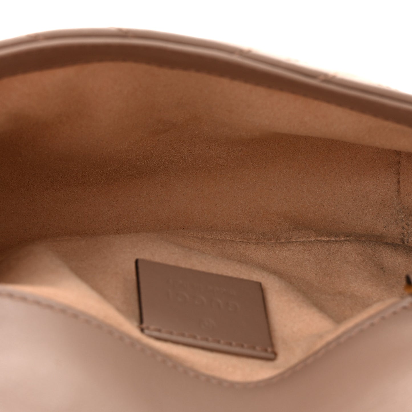 Calfskin Matelasse Super Mini GG Marmont Shoulder Bag Porcelain Rose