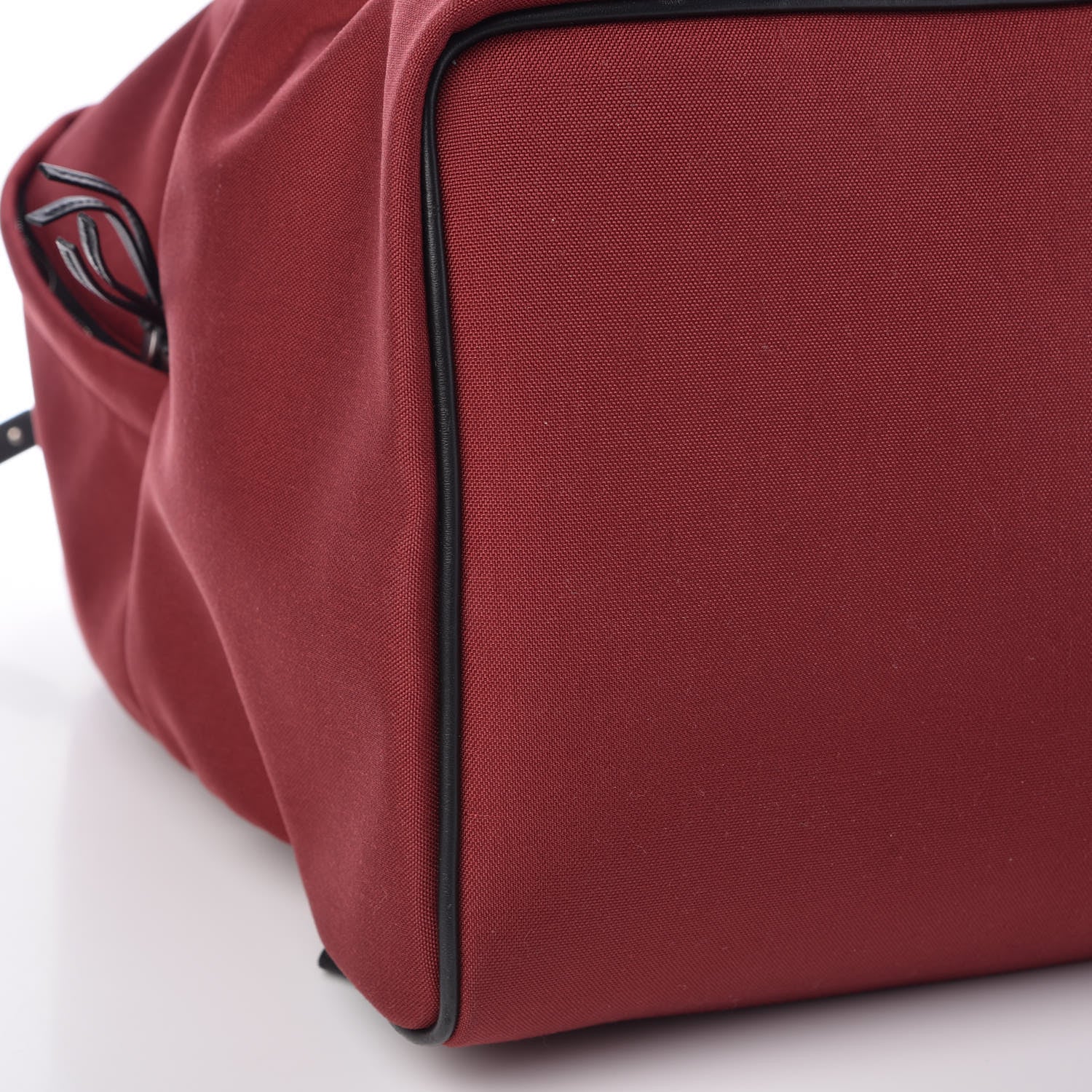 Saint Laurent Canvas Nylon Giant City Backpack Red 9 of 10