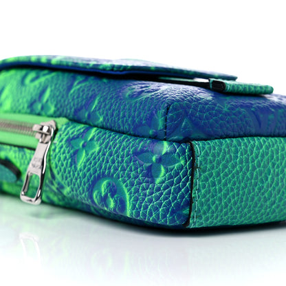 Louis Vuitton Taurillon Illusion Double Phone Case Bleu Vert 7 of 8