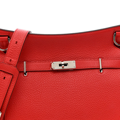 Hermes Taurillon Clemence Jypsiere 28 Rouge Tomate 8 of 12