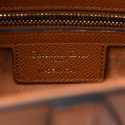 Christian Dior Grained Calfskin Saddle Bag Camello 5 of 8